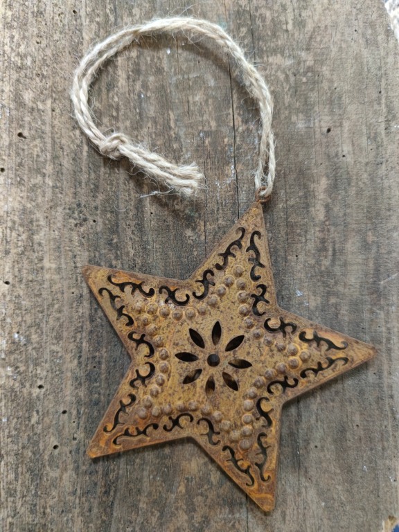 Weihnachtshänger Rost "Stern"